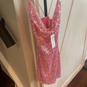 Sequin Mini Dress
